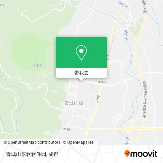 青城山东软软件园地图