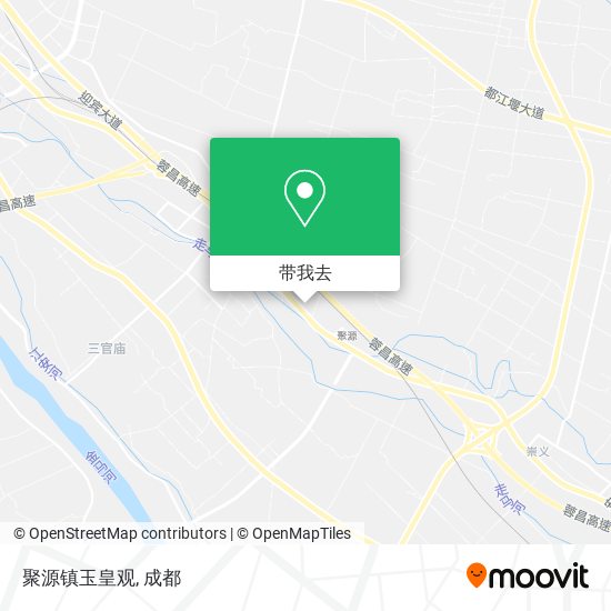 聚源镇玉皇观地图