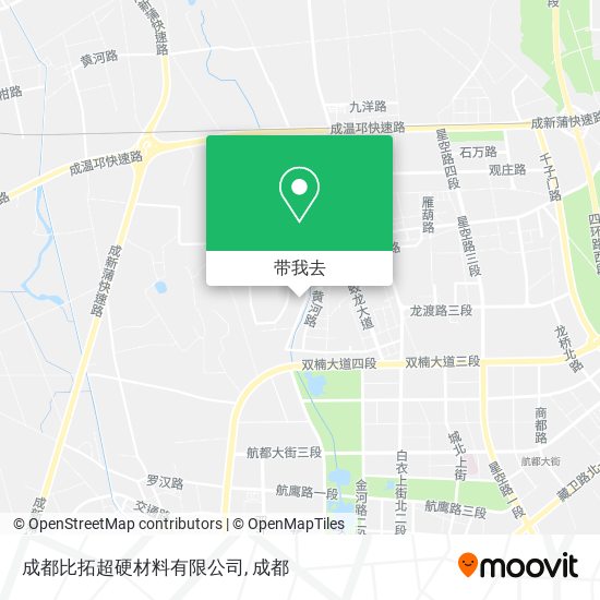 成都比拓超硬材料有限公司地图