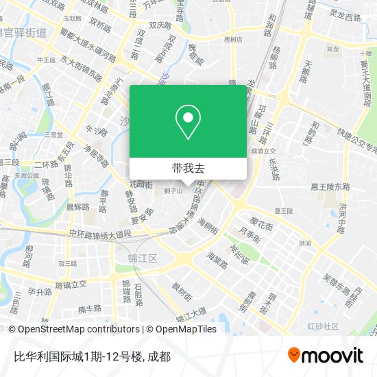 比华利国际城1期-12号楼地图