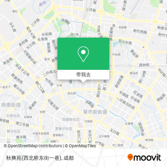 秋爽苑(西北桥东街一巷)地图