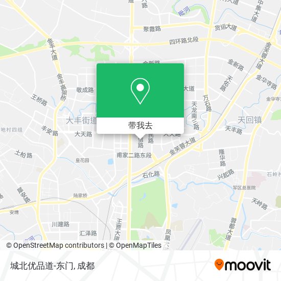城北优品道-东门地图