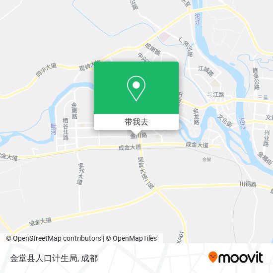 金堂县人口计生局地图