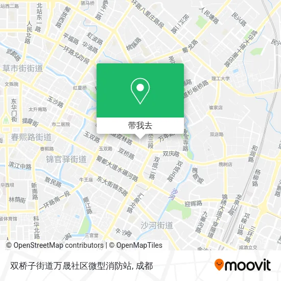 双桥子街道万晟社区微型消防站地图