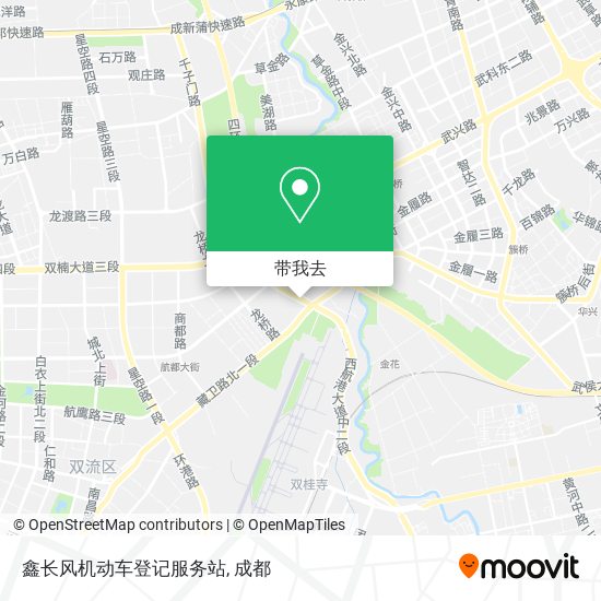 鑫长风机动车登记服务站地图