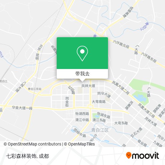 七彩森林装饰地图