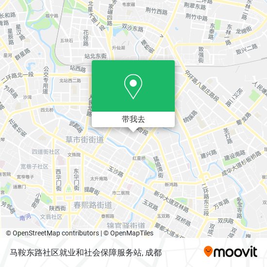 马鞍东路社区就业和社会保障服务站地图