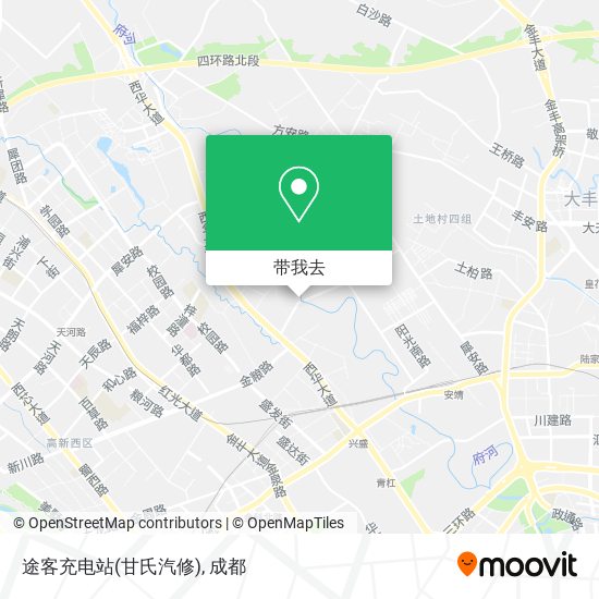途客充电站(甘氏汽修)地图