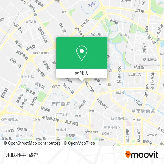 本味抄手地图