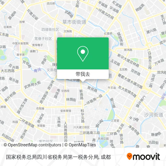 国家税务总局四川省税务局第一税务分局地图