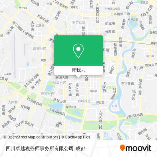 四川卓越税务师事务所有限公司地图
