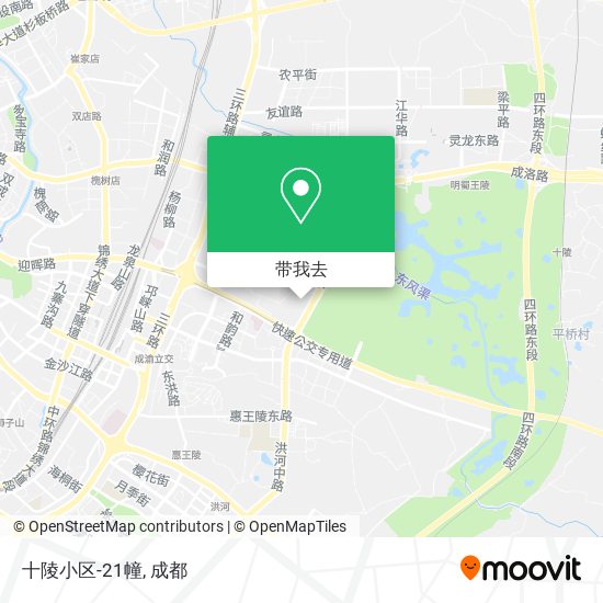 十陵小区-21幢地图