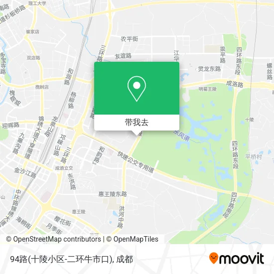 94路(十陵小区-二环牛市口)地图