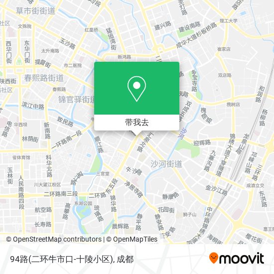 94路(二环牛市口-十陵小区)地图