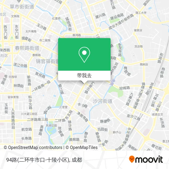 94路(二环牛市口-十陵小区)地图