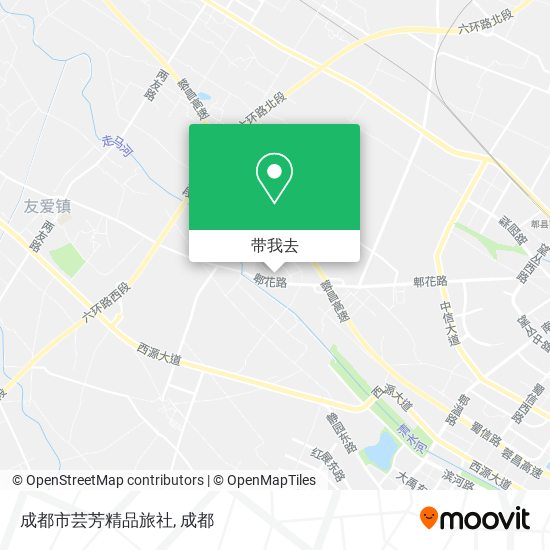 成都市芸芳精品旅社地图