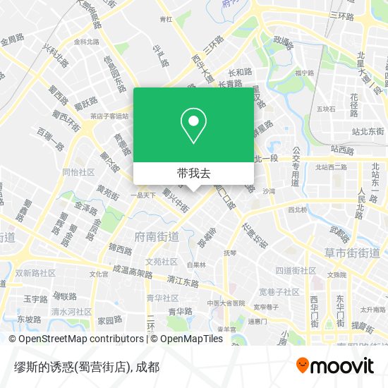 缪斯的诱惑(蜀营街店)地图
