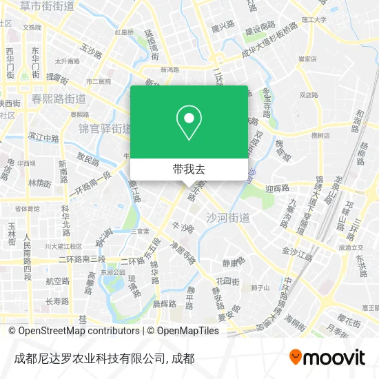 成都尼达罗农业科技有限公司地图