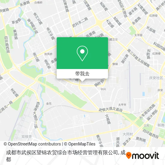 成都市武侯区望锦农贸综合市场经营管理有限公司地图