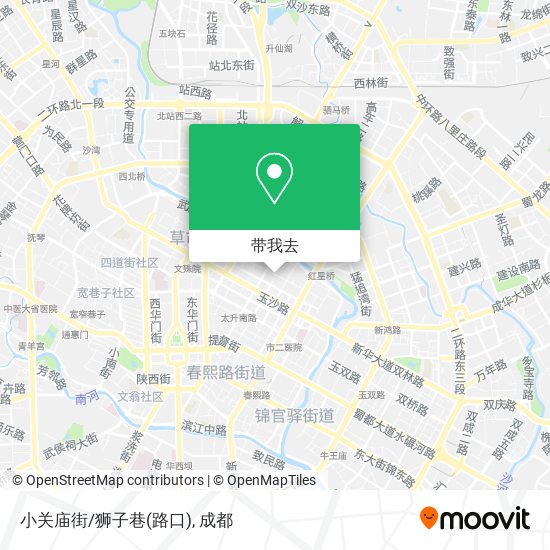小关庙街/狮子巷(路口)地图