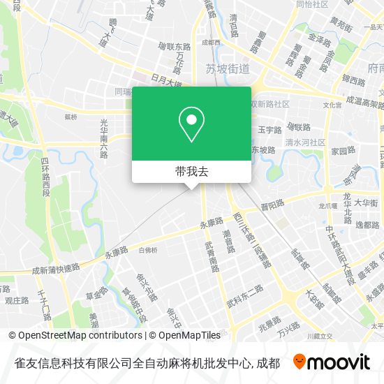 雀友信息科技有限公司全自动麻将机批发中心地图