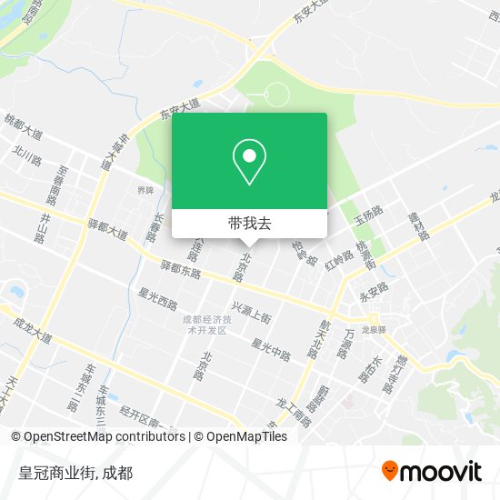 皇冠商业街地图