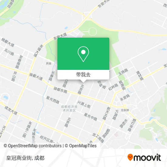 皇冠商业街地图