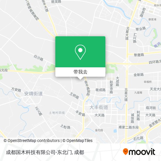 成都国木科技有限公司-东北门地图