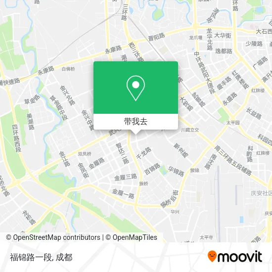 福锦路一段地图