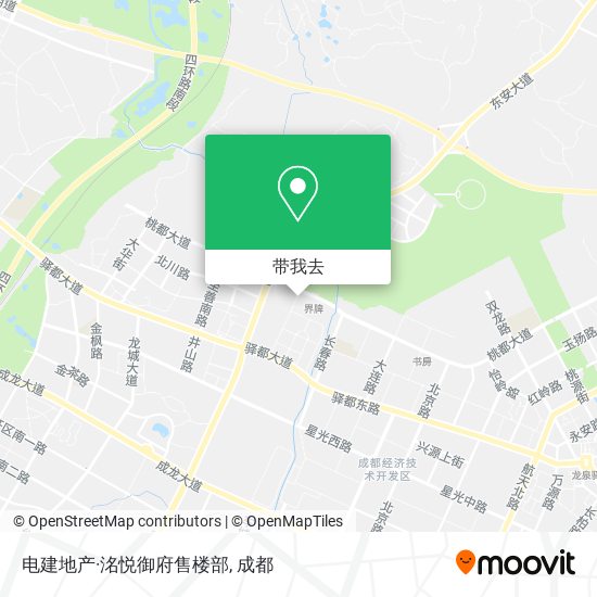 电建地产·洺悦御府售楼部地图