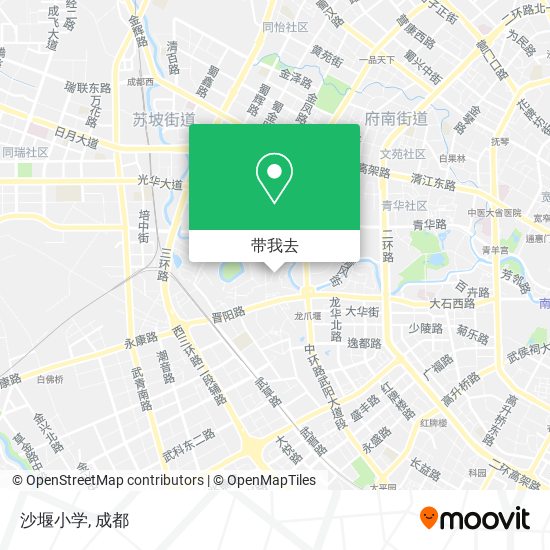 沙堰小学地图