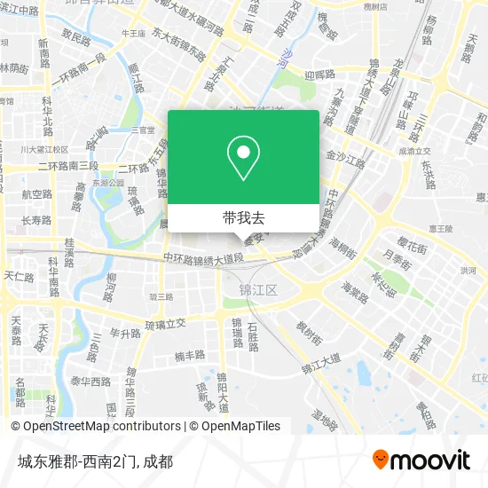 城东雅郡-西南2门地图