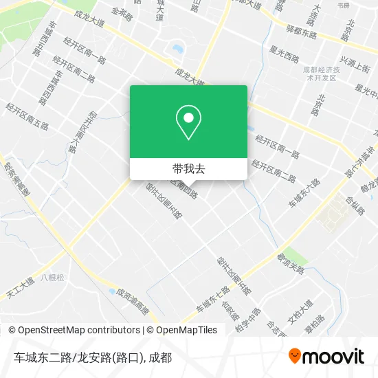 车城东二路/龙安路(路口)地图