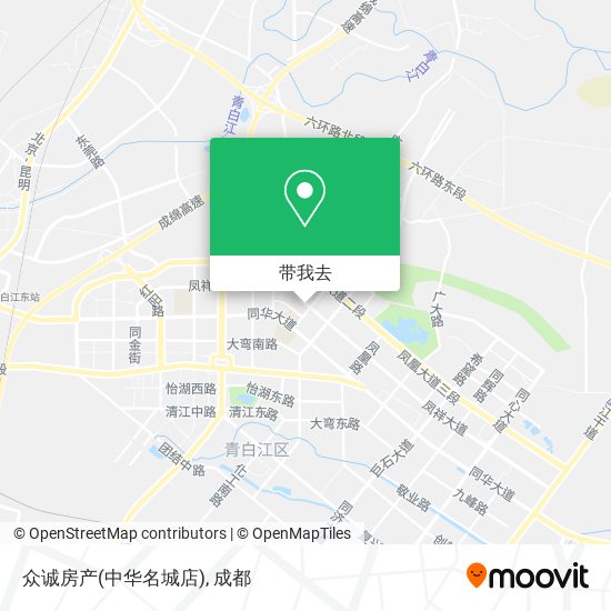 众诚房产(中华名城店)地图