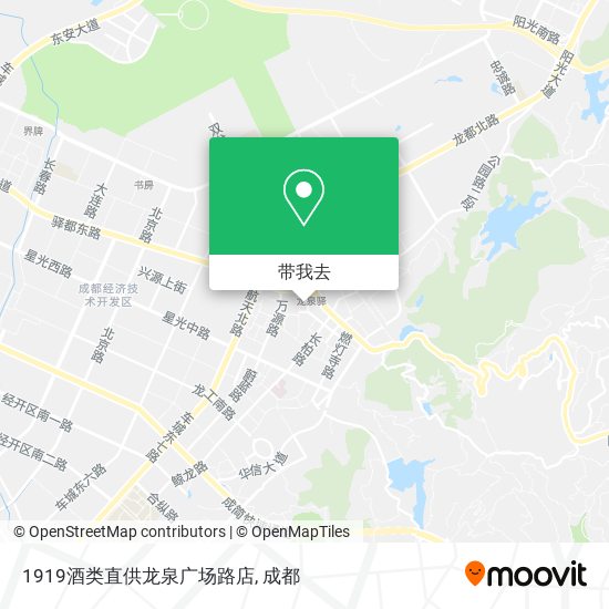 1919酒类直供龙泉广场路店地图