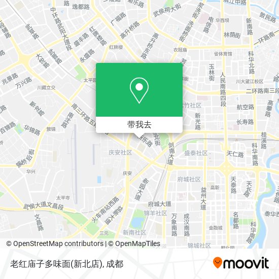 老红庙子多味面(新北店)地图