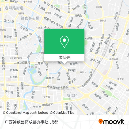 广西神威兽药成都办事处地图