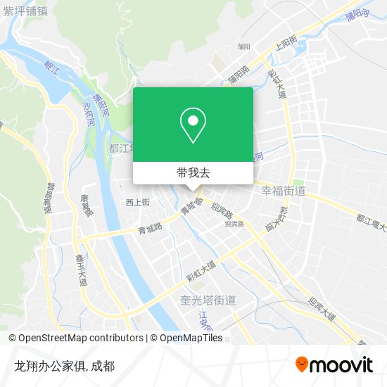 龙翔办公家俱地图