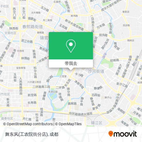 舞东风(工农院街分店)地图