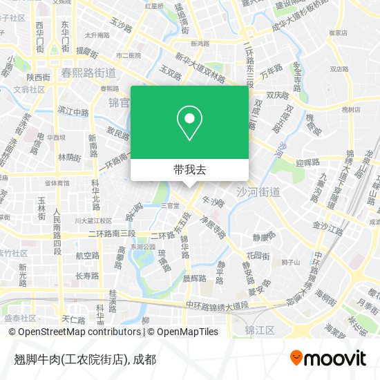 翘脚牛肉(工农院街店)地图