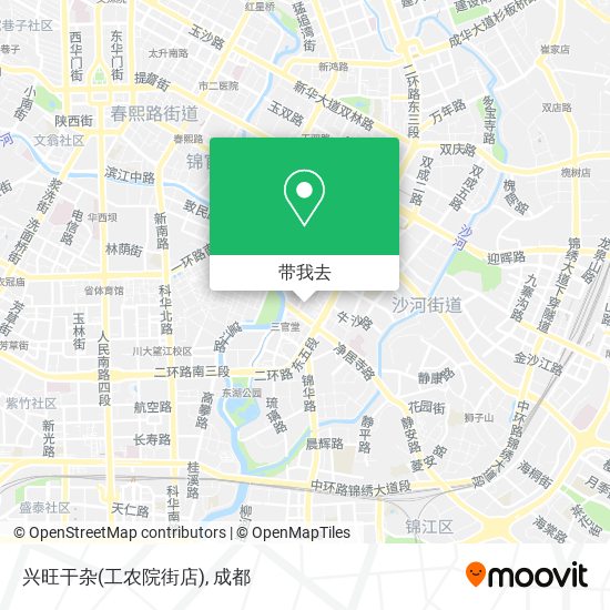 兴旺干杂(工农院街店)地图