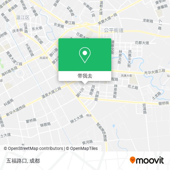五福路口地图