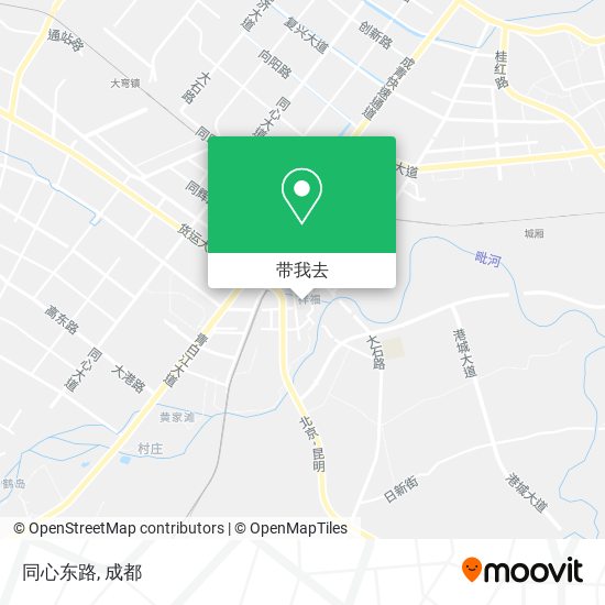 同心东路地图