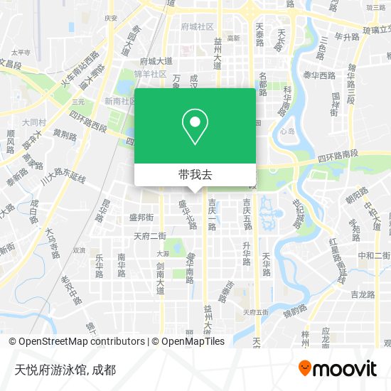 天悦府游泳馆地图