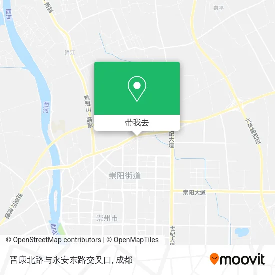 晋康北路与永安东路交叉口地图