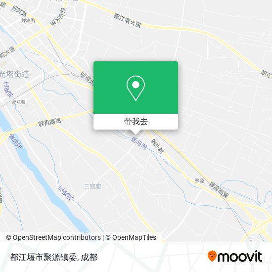 都江堰市聚源镇委地图