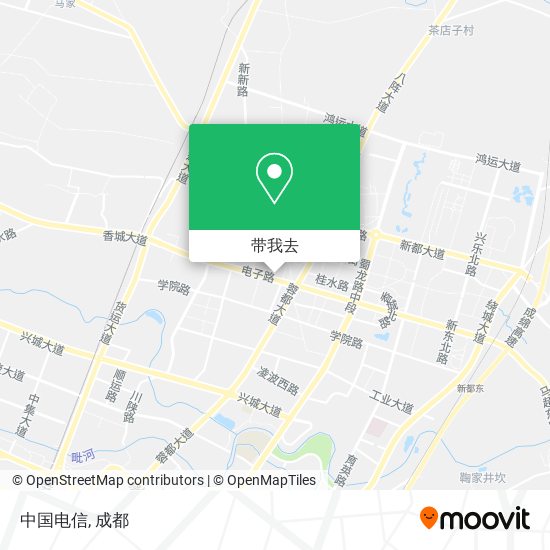 中国电信地图
