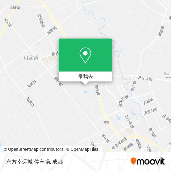 东方幸运城-停车场地图
