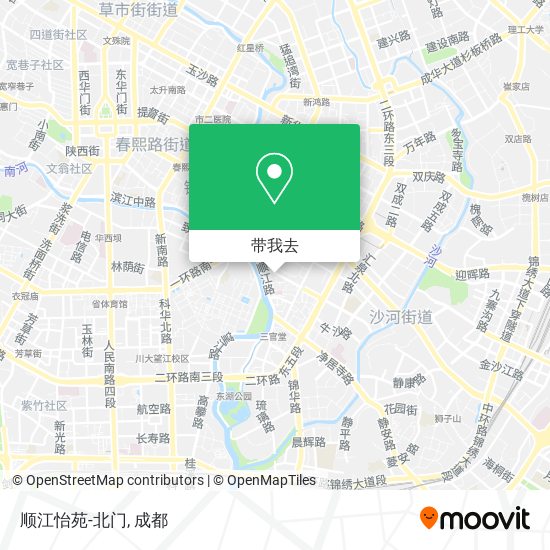 顺江怡苑-北门地图
