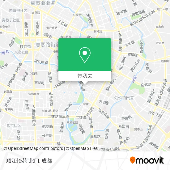 顺江怡苑-北门地图
